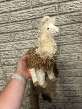 Douglas Plush Llama Stuffed Animal - Cream and Brown
